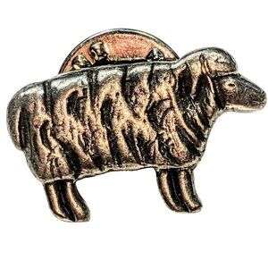 Sheep Lapel Pin silver A320